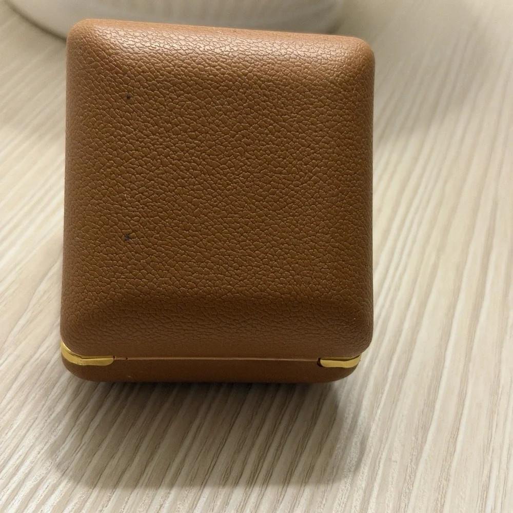 Westclox Folding Portable Travel Alarm Clock Brown Works Luminous Hands‎ Vintage
